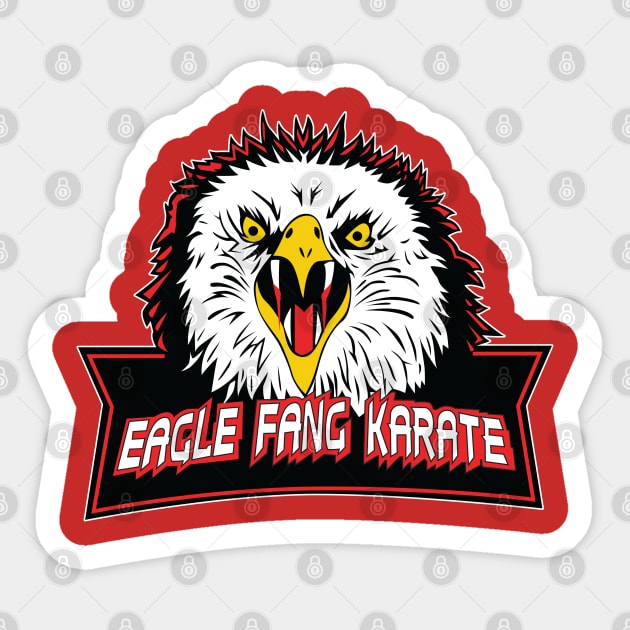 Eagle Fang Karate - Cobra Kai Sticker by wookiemike